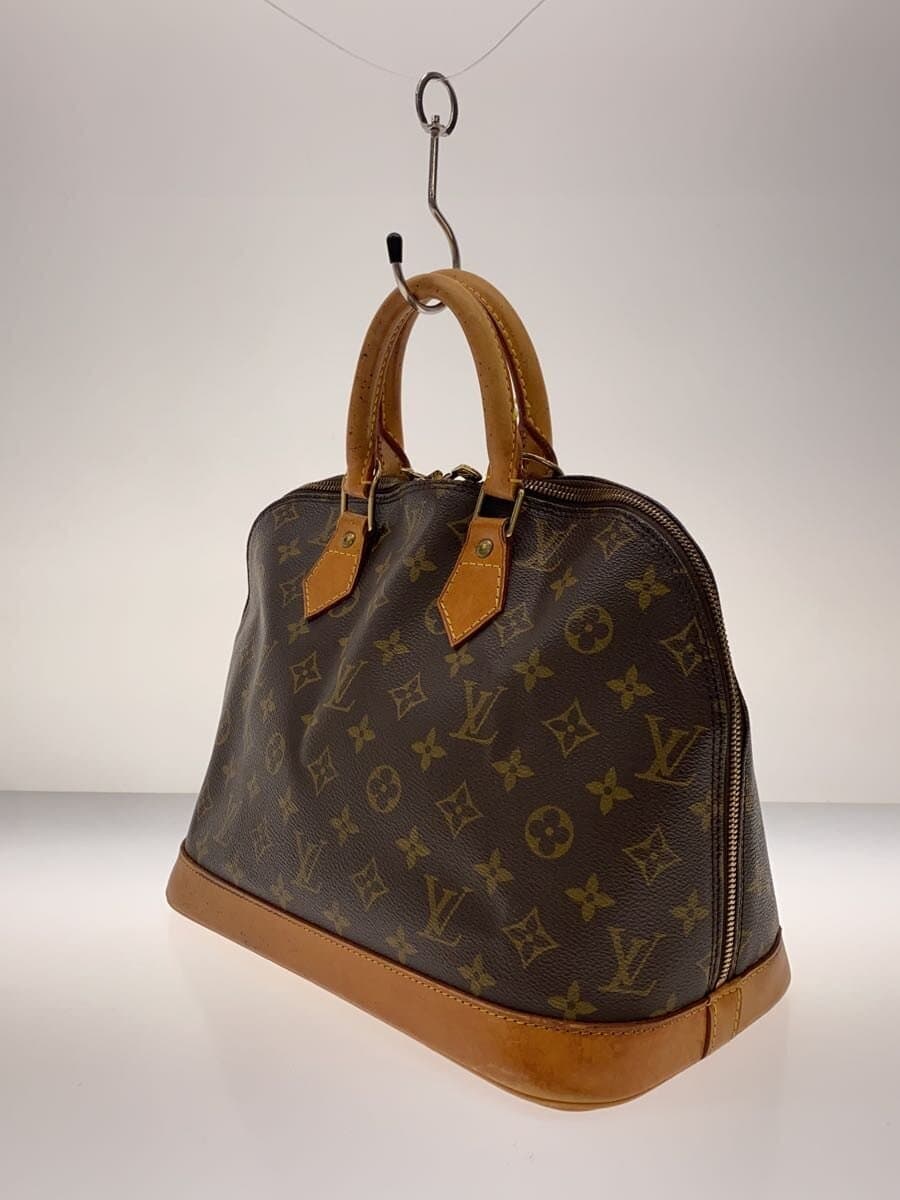 LOUIS VUITTON 1) Alma Monogram Canvas PVC BRW All-over pattern M51130 2