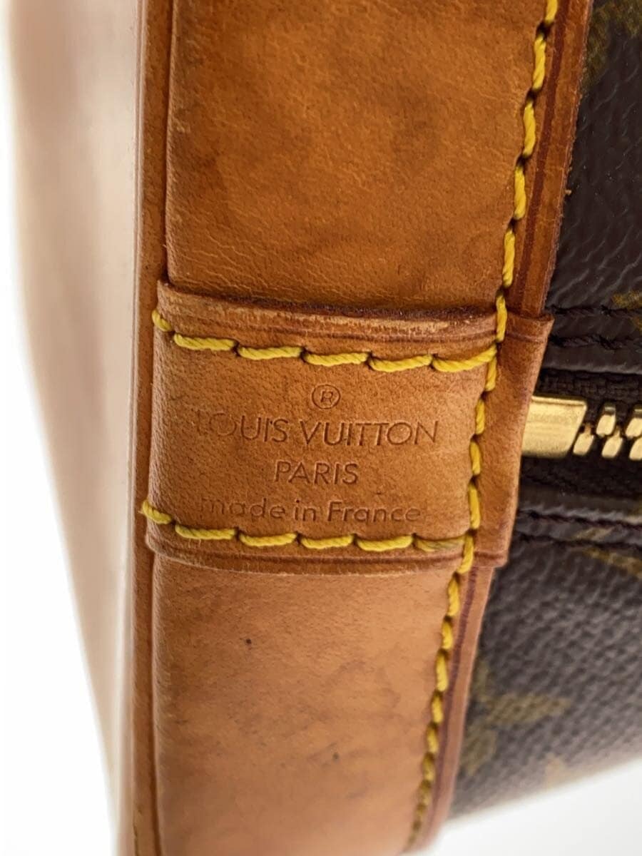 LOUIS VUITTON 1) Alma Monogram Canvas PVC BRW All-over pattern M51130 5