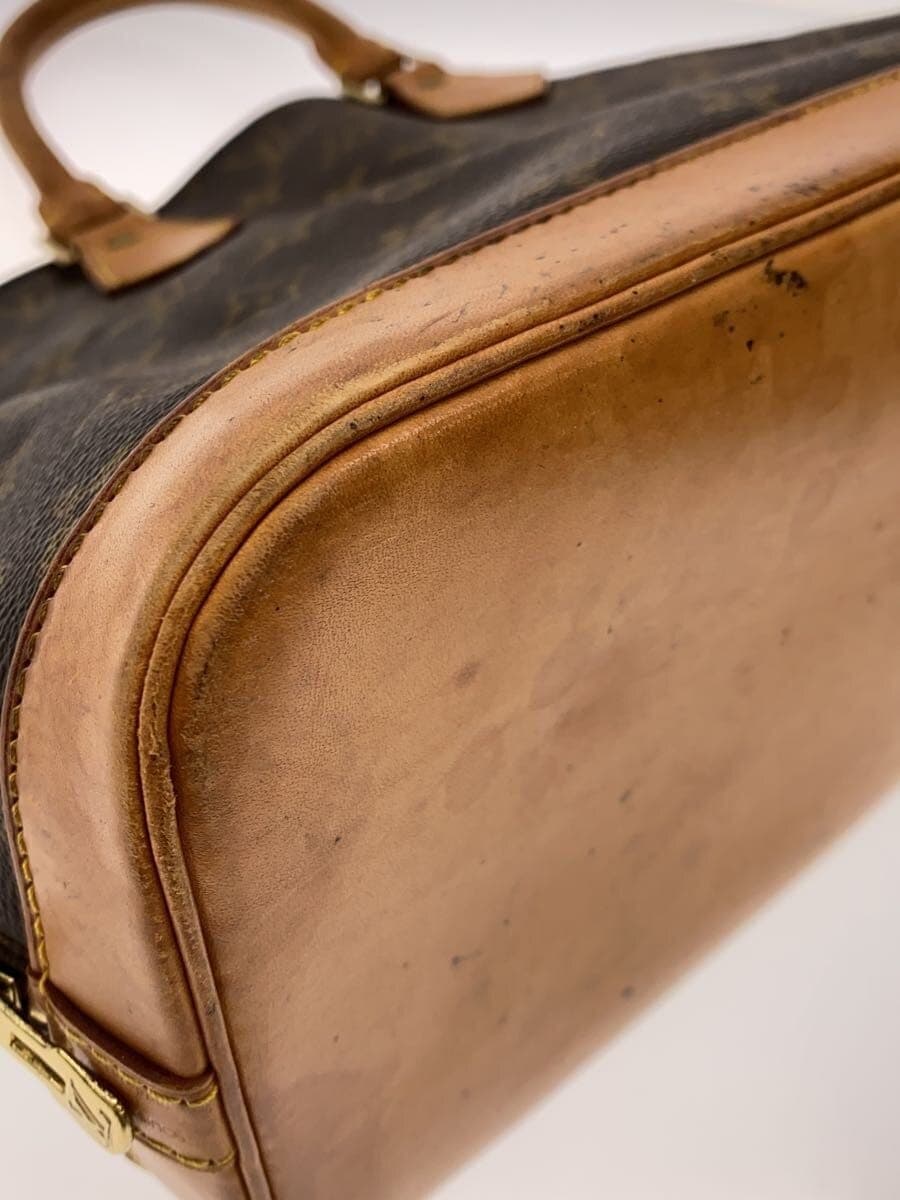 LOUIS VUITTON 1) Alma Monogram Canvas PVC BRW All-over pattern M51130 8