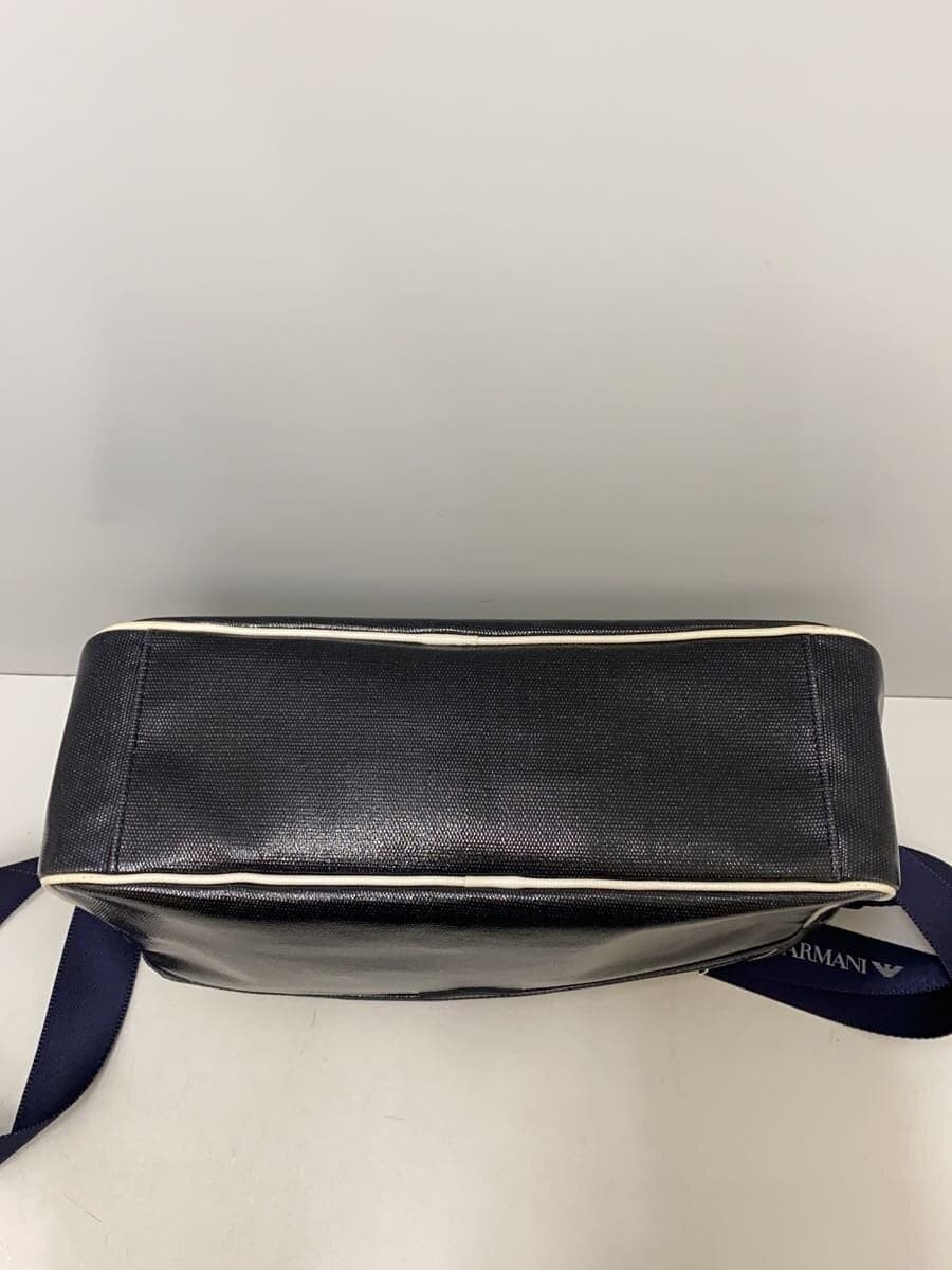 Armani Junior Shoulder Bag Patent Leather NVY 4