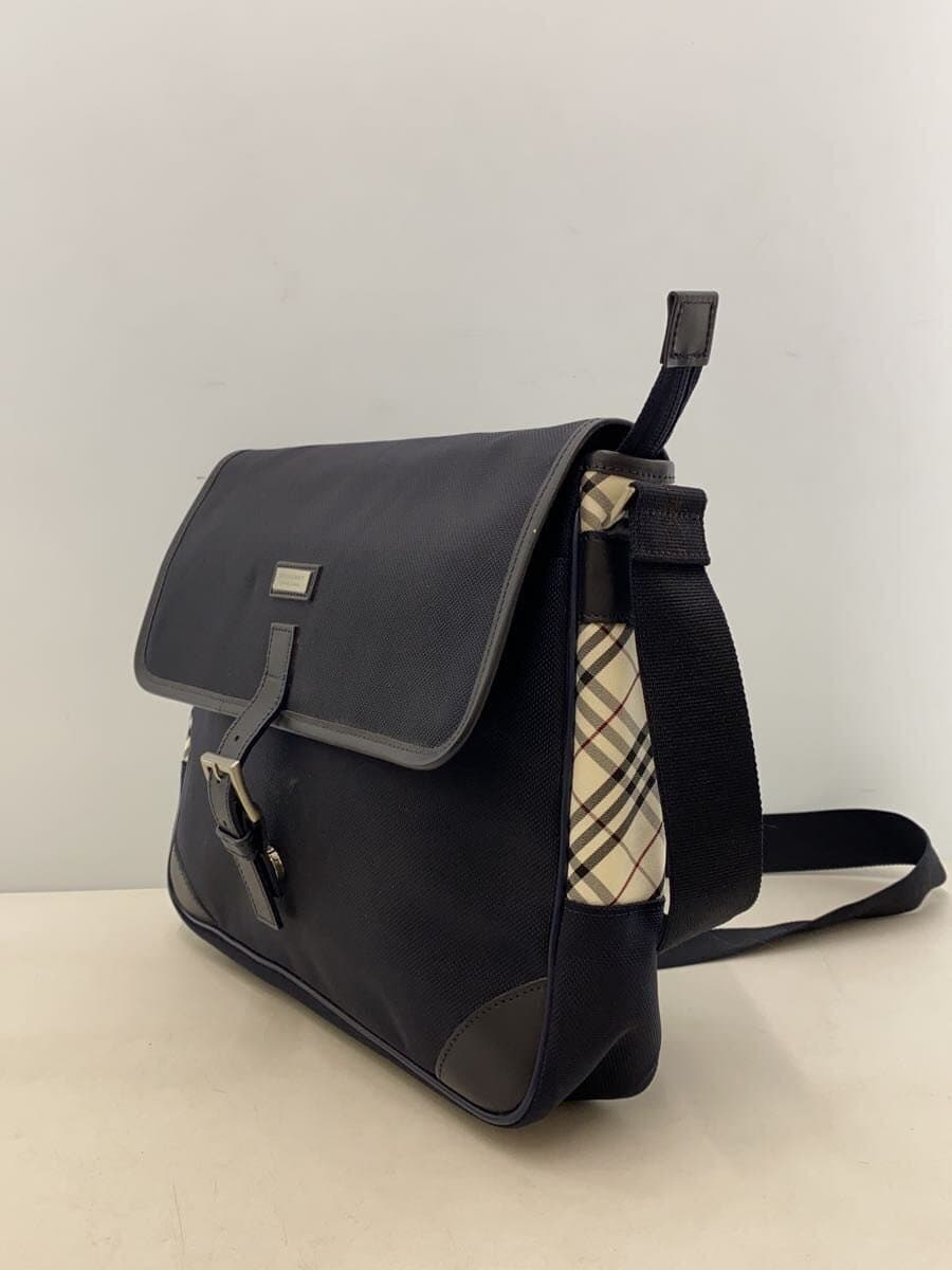 BURBERRY BLACK LABEL Shoulder Bag Nylon NVY 2