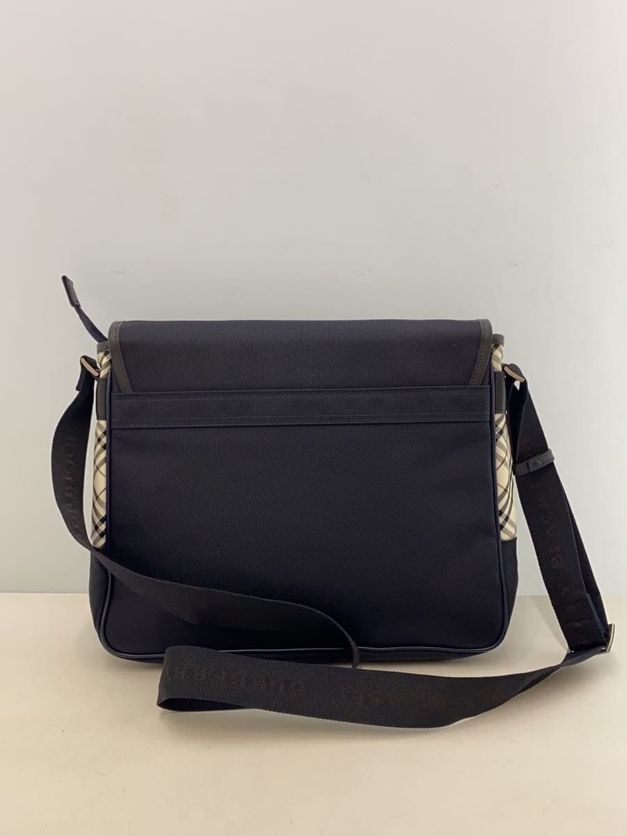 BURBERRY BLACK LABEL Shoulder Bag Nylon NVY 3