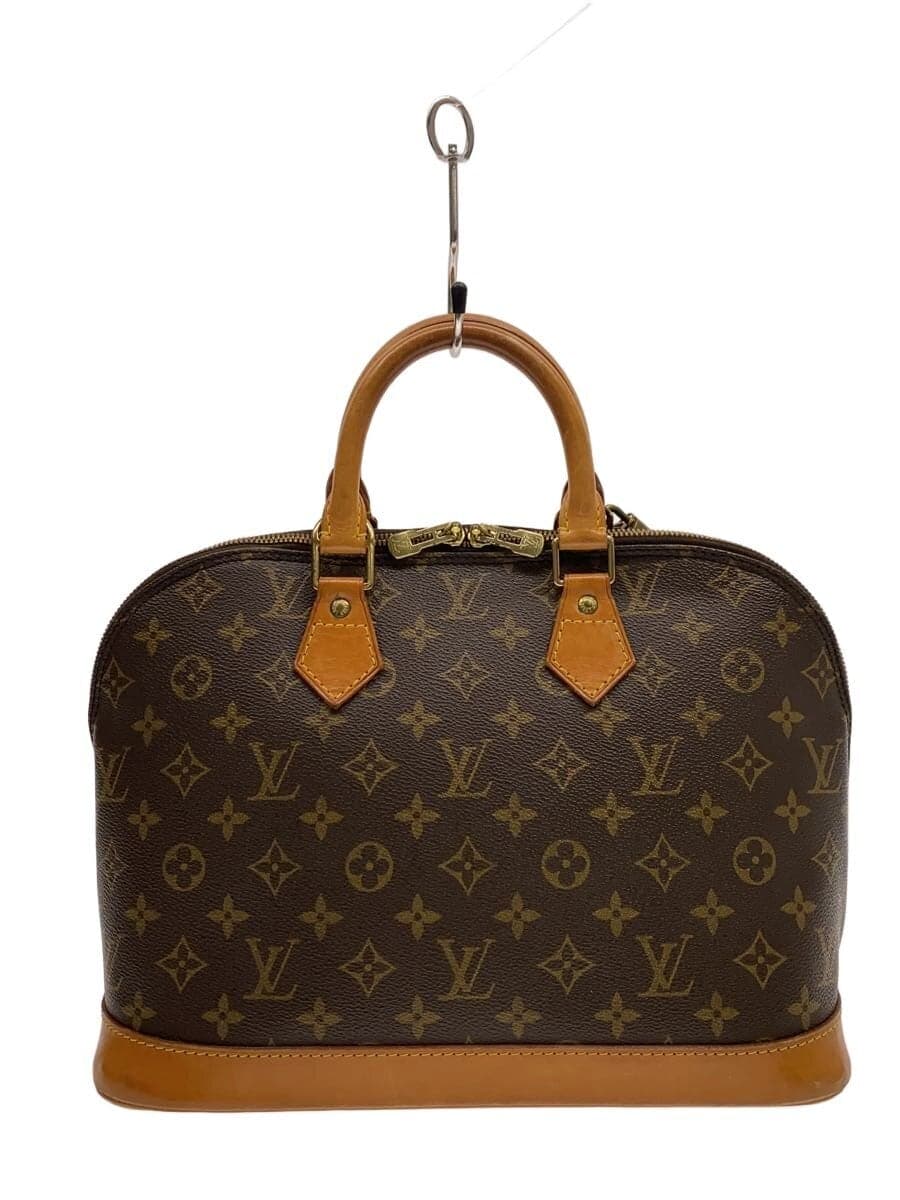 LOUIS VUITTON 1) Alma Monogram Canvas PVC BRW M51130
