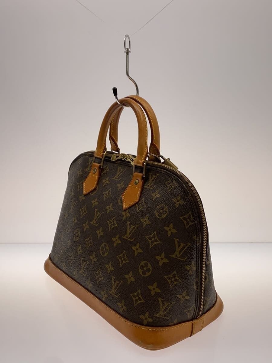 LOUIS VUITTON 1) Alma Monogram Canvas PVC BRW M51130 2