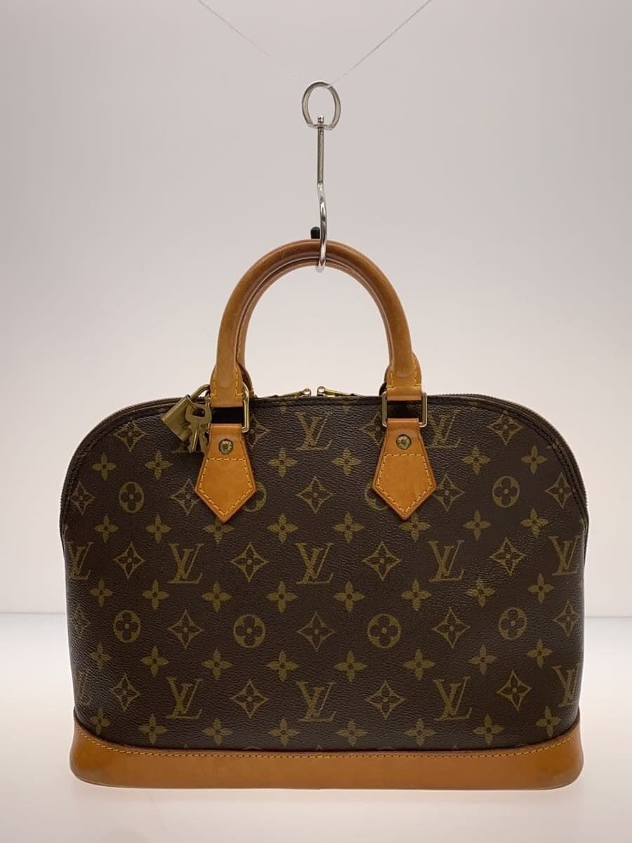 LOUIS VUITTON 1) Alma Monogram Canvas PVC BRW M51130 3