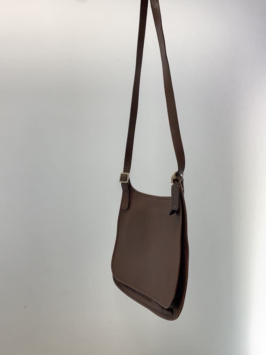 COACH Shoulder Bag Leather BRW Solid 9134 2