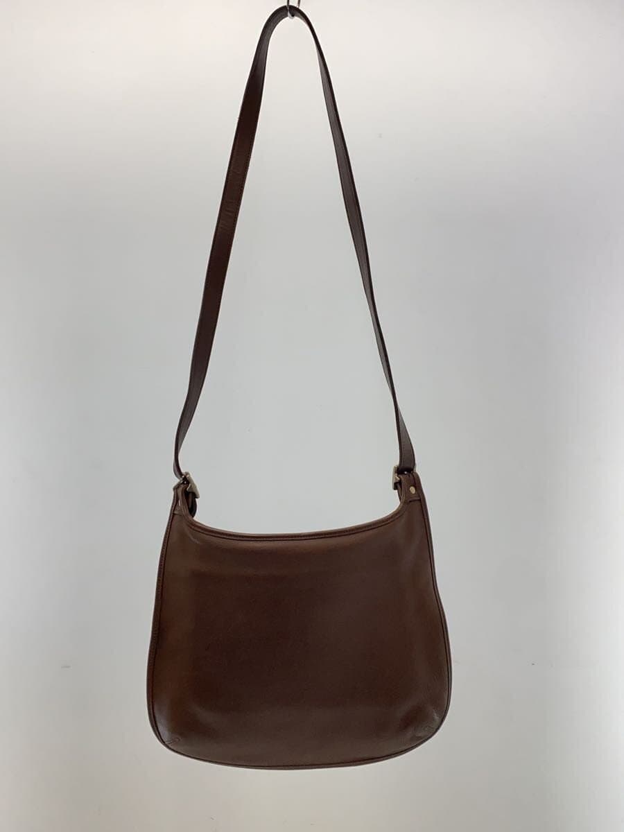 COACH Shoulder Bag Leather BRW Solid 9134 3