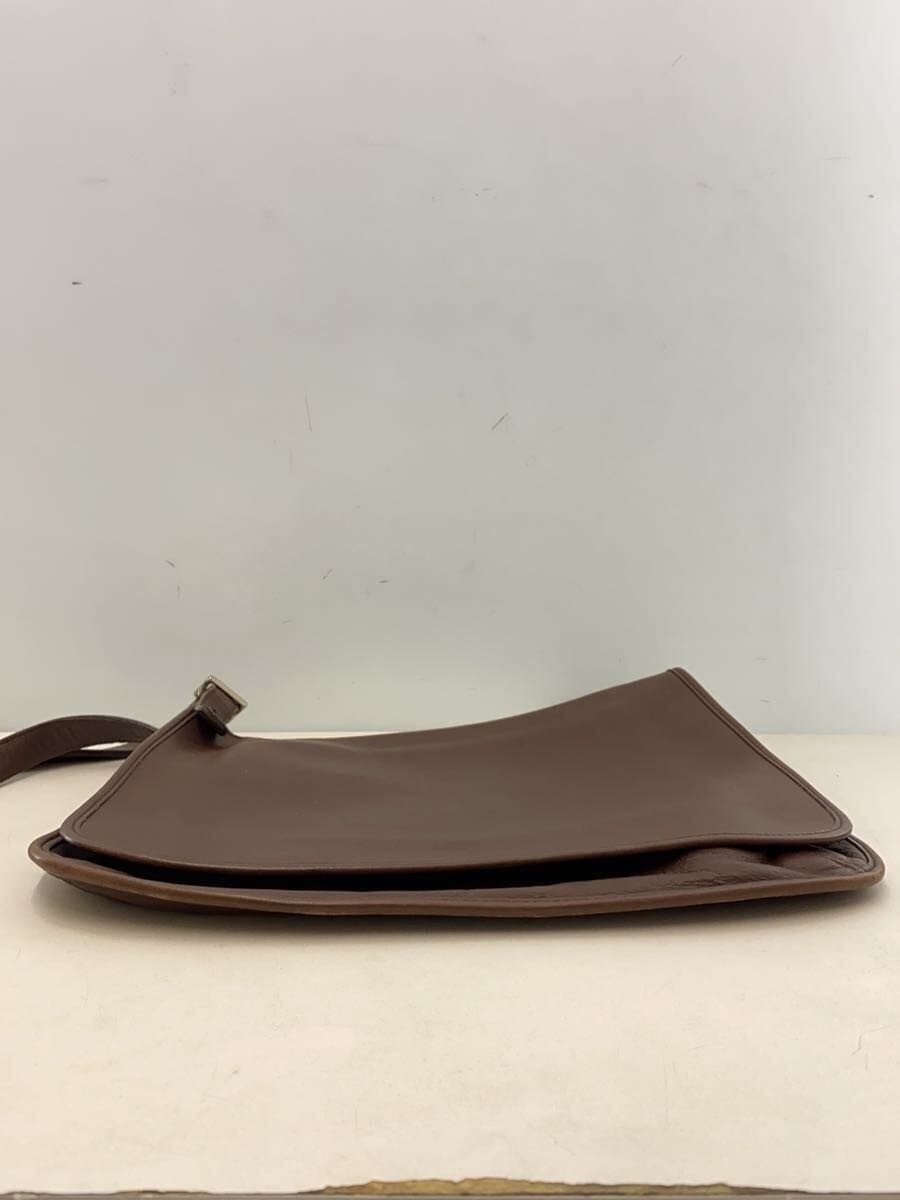 COACH Shoulder Bag Leather BRW Solid 9134 4