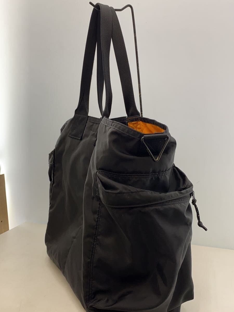PORTER tote bag nylon black plain 2WAY 2
