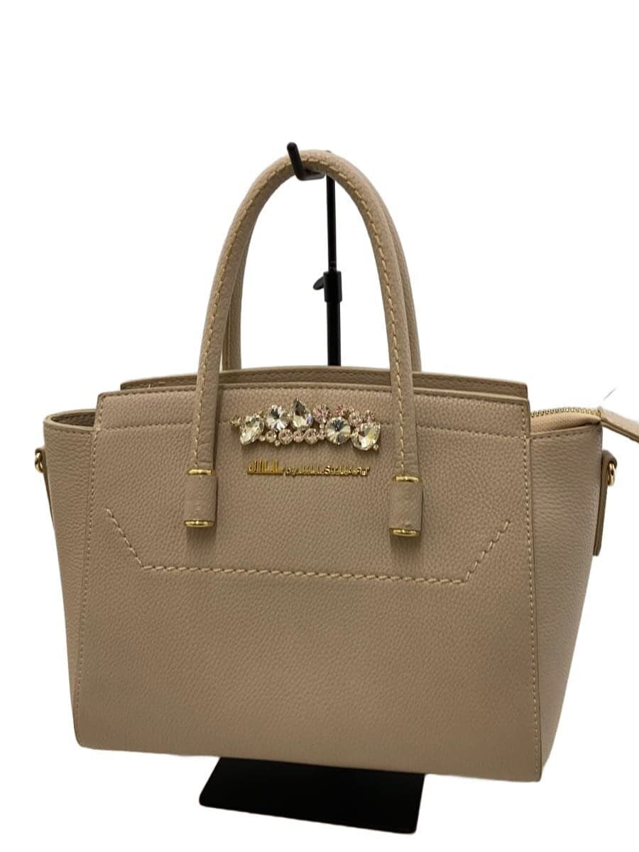 JILL by JILLSTUART Shoulder Bag Leather Cream Solid 125-1181237