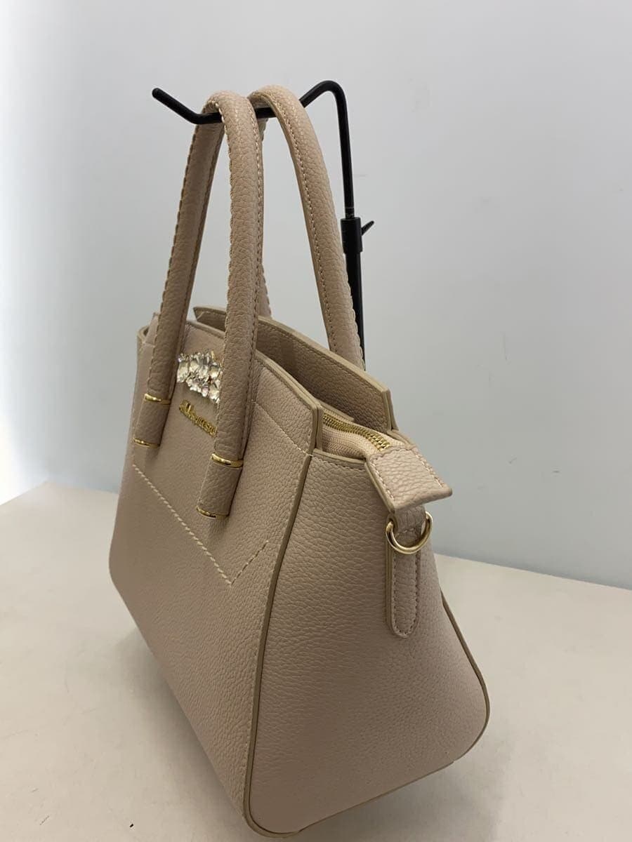 JILL by JILLSTUART Shoulder Bag Leather Cream Solid 125-1181237 2