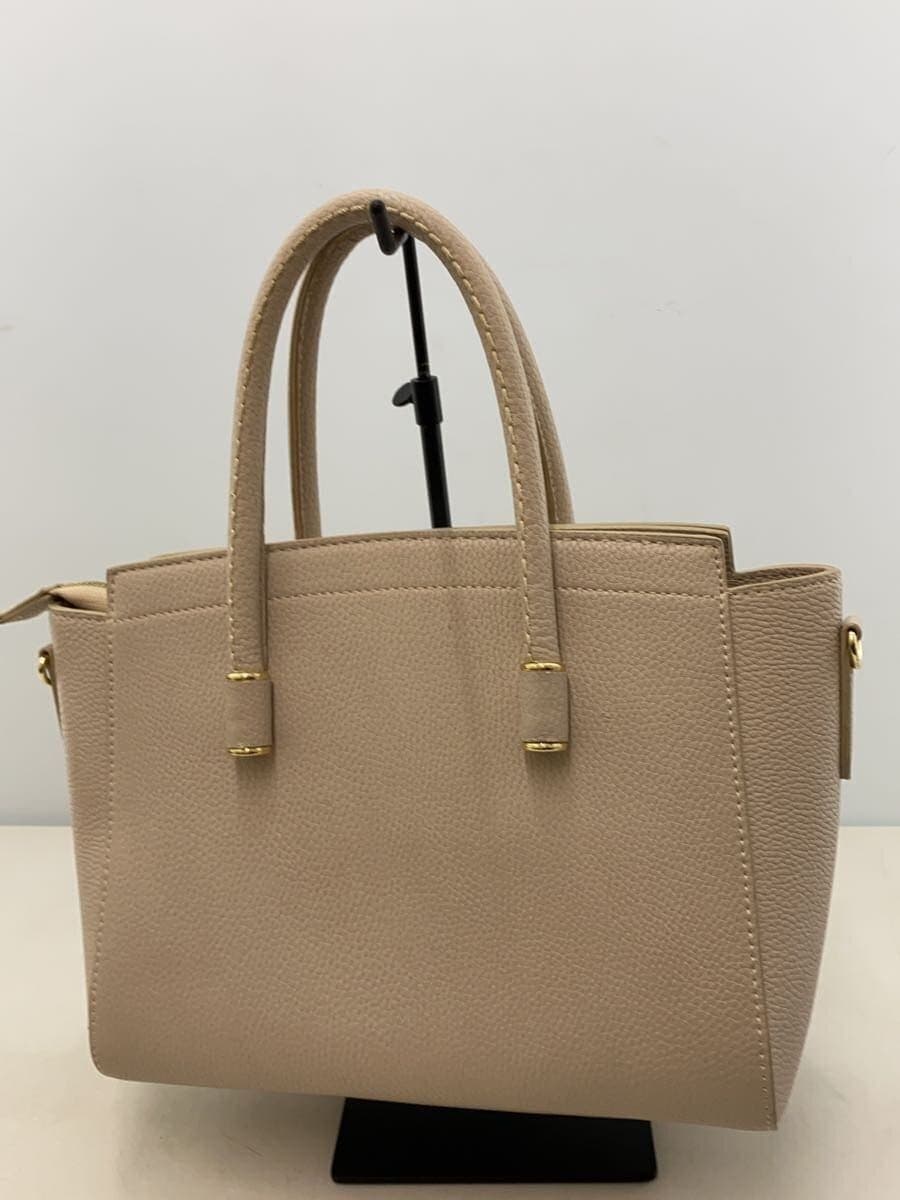 JILL by JILLSTUART Shoulder Bag Leather Cream Solid 125-1181237 3