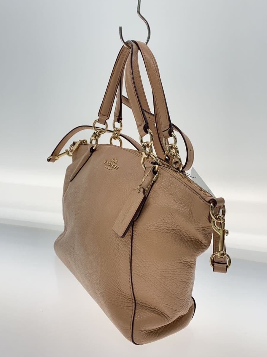 COACH Handbag_All Leather Leather PNK 36675 2