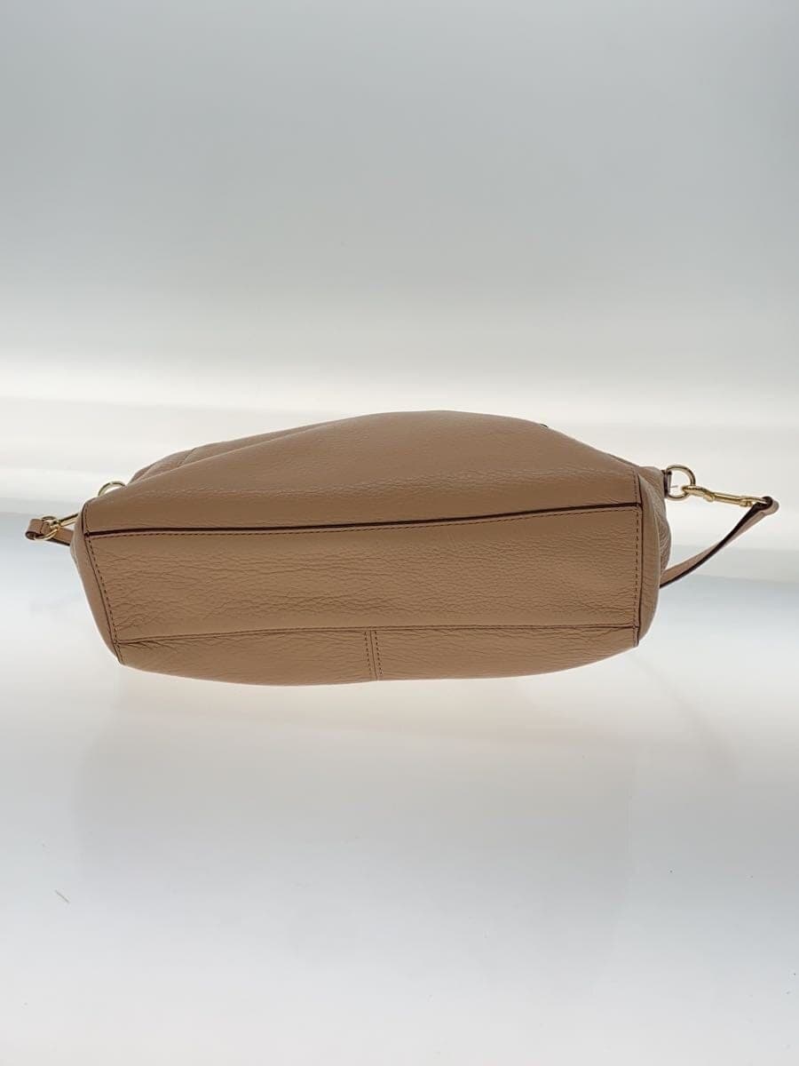 COACH Handbag_All Leather Leather PNK 36675 4