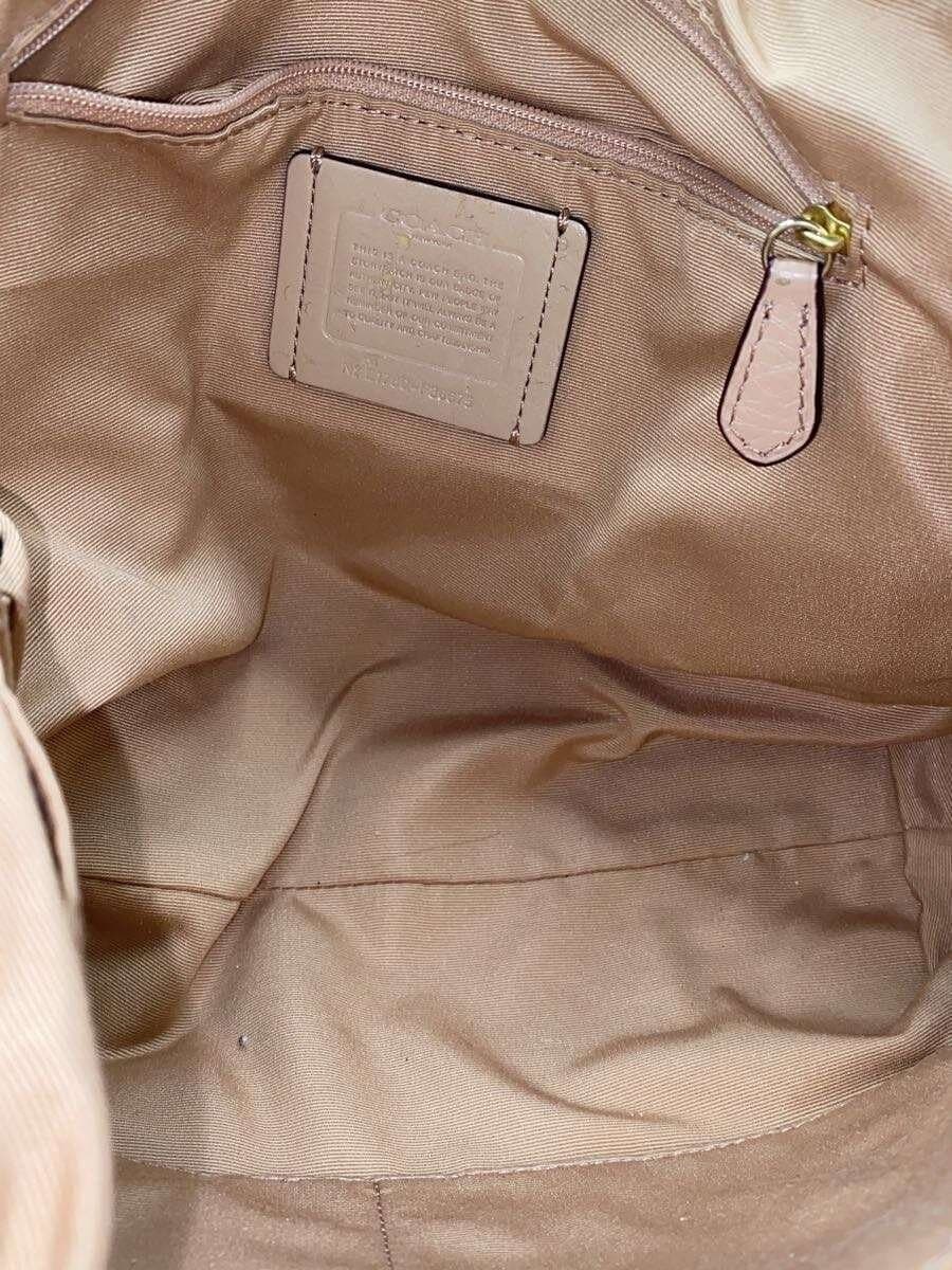 COACH Handbag_All Leather Leather PNK 36675 6