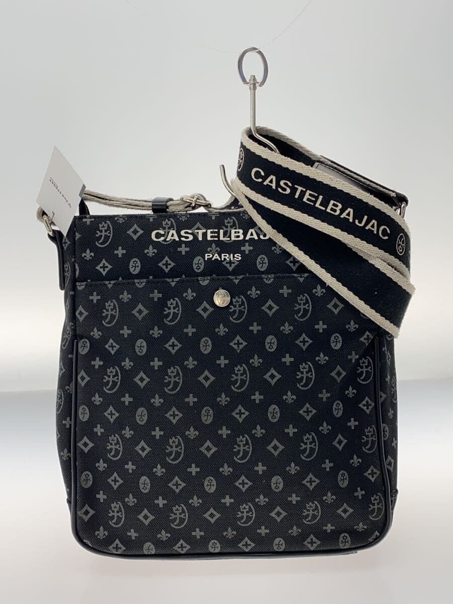 CASTELBAJAC Shoulder Bag Canvas BLK 038111 3