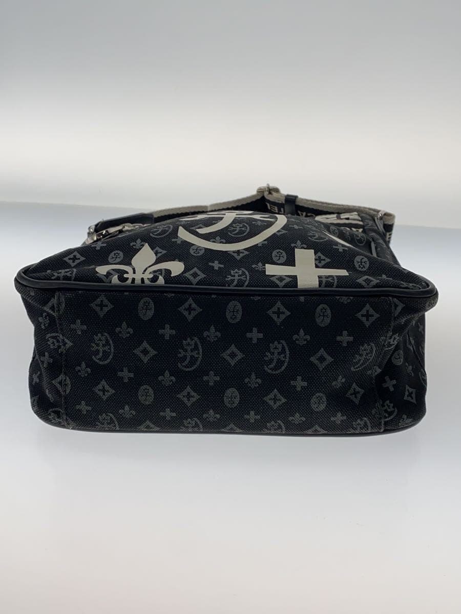 CASTELBAJAC Shoulder Bag Canvas BLK 038111 4