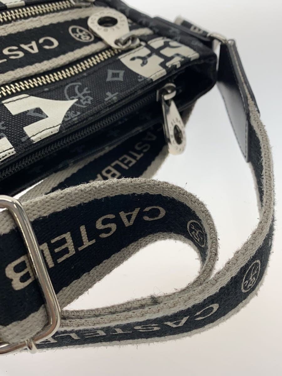 CASTELBAJAC Shoulder Bag Canvas BLK 038111 5