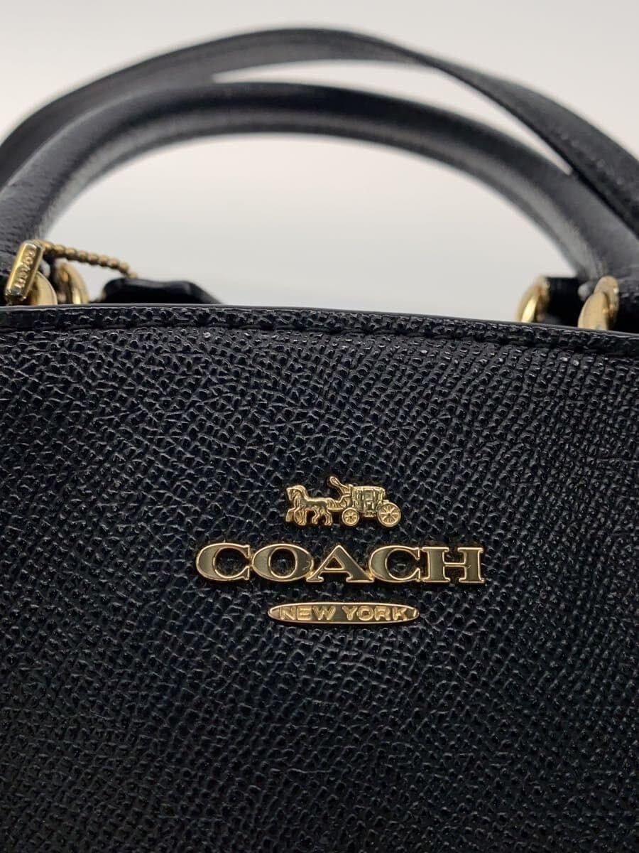 COACH Mini Lily Carryall - Black Leather BLK 91146 IMBLK 5