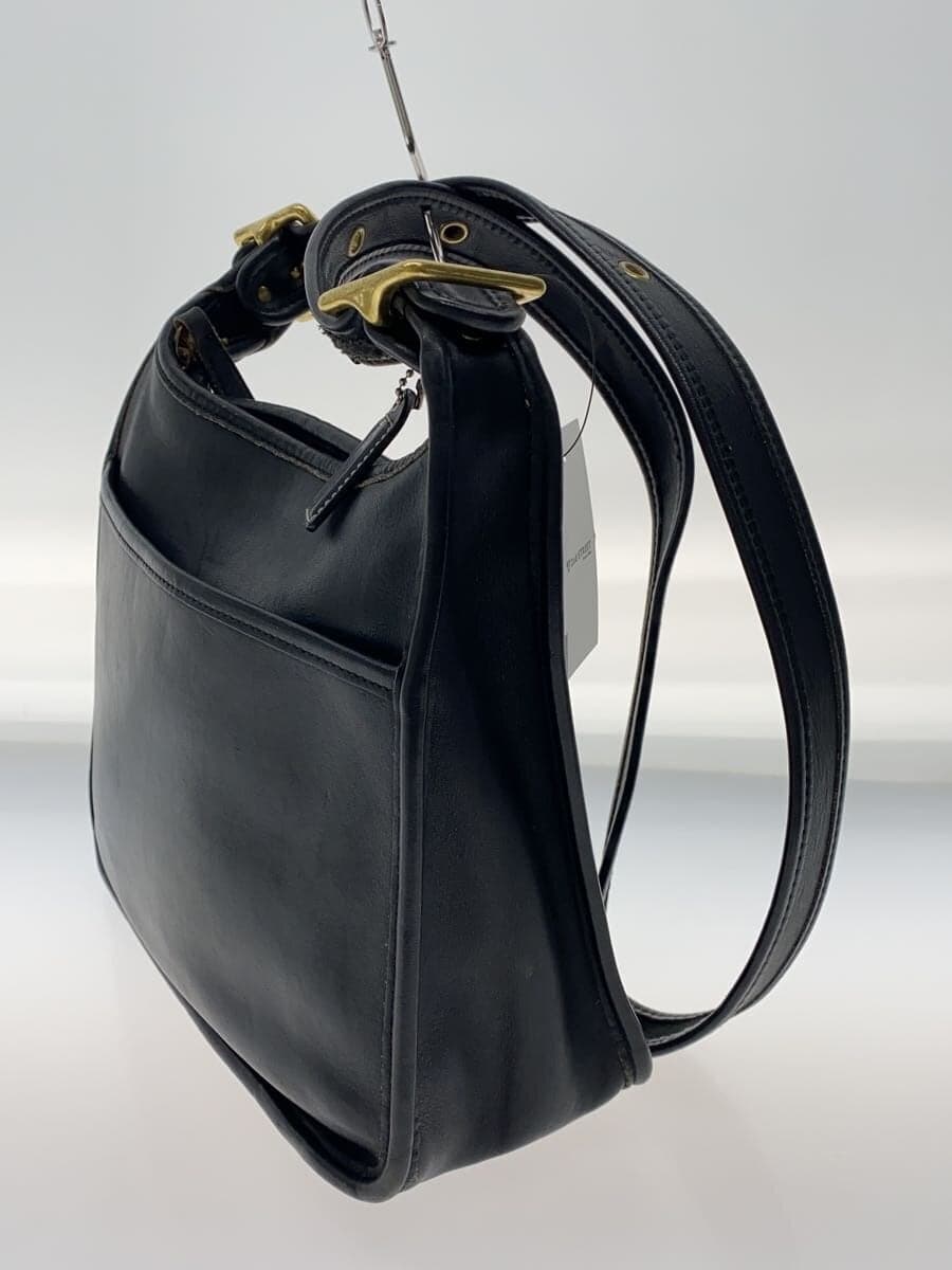 COACH Old Shoulder Bag_Classic_Legacy Cowhide BLK 9966 2