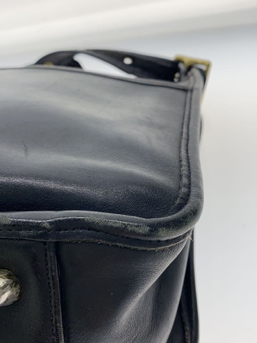 COACH Old Shoulder Bag_Classic_Legacy Cowhide BLK 9966 5