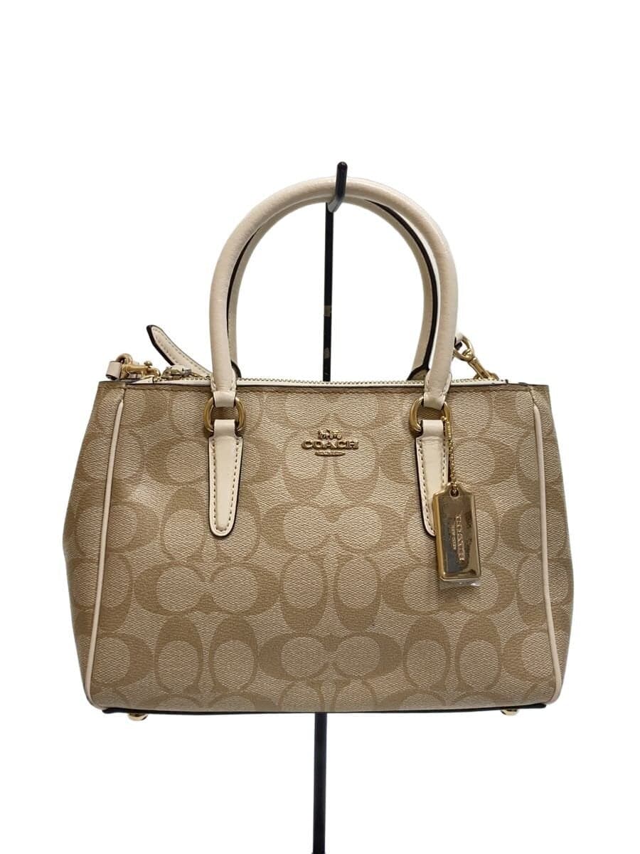 COACH Handbag Signature -- BEG Allover Pattern F67027