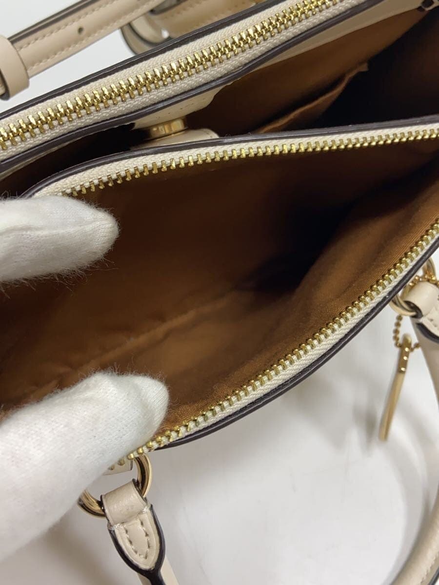 COACH Handbag Signature -- BEG Allover Pattern F67027 6