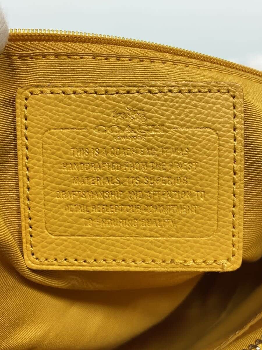 COACH Shoulder Bag -- YLW F34938 5