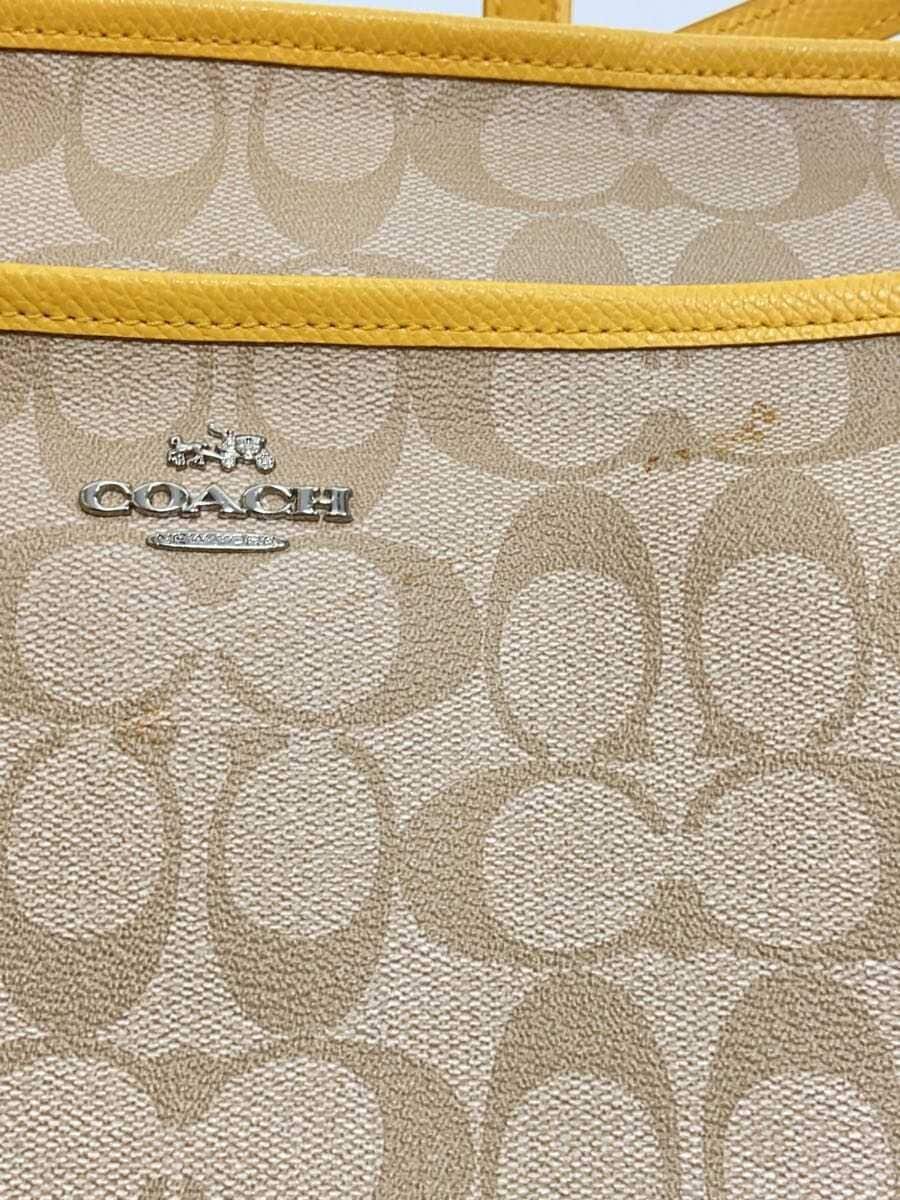 COACH Shoulder Bag -- YLW F34938 8