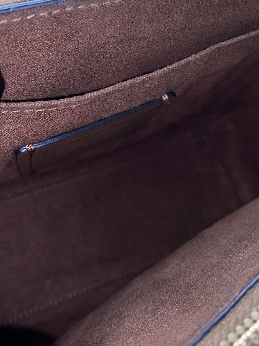 COACH Morgan Top Handle Satchel Color Block Signature Shoulder Bag BRW All-over 6