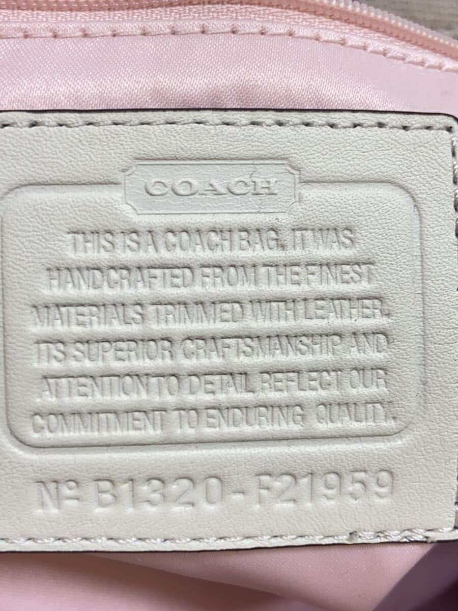 COACH Basket Bag Tote Bag_ Straw -- WHT 21959 5