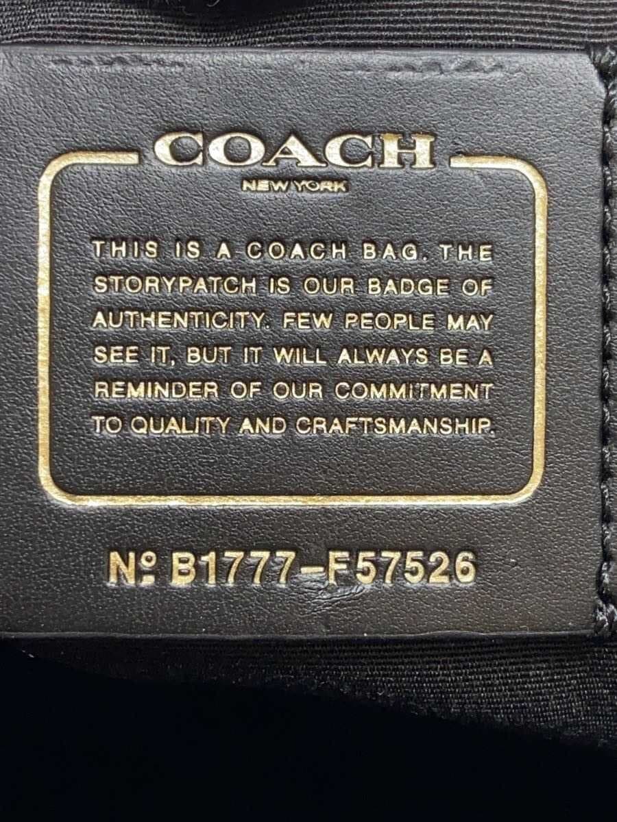 COACH tote bag -- BLK F57526 5