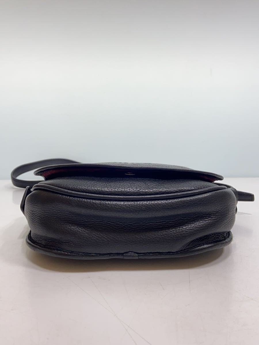 LOEWE Shoulder Bag Leather Black 340912 MADRID 1846 4