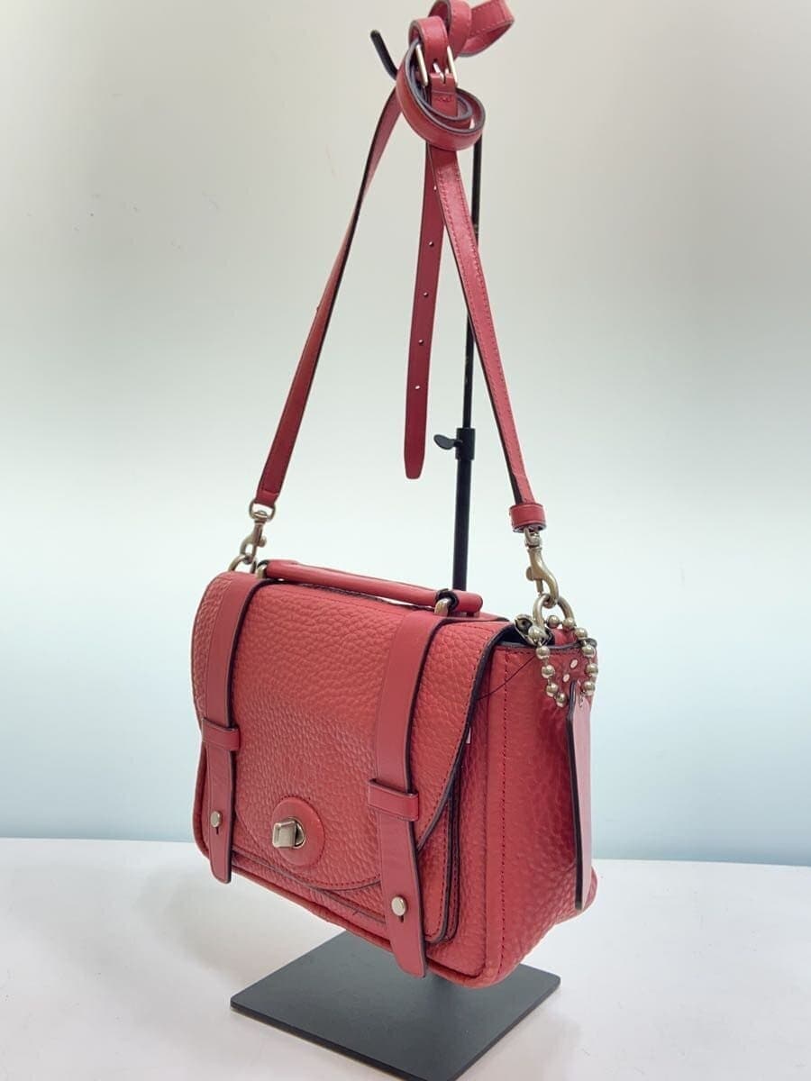 COACH Shoulder Bag_Breeker_Pebbled Leather PNK 32262 2