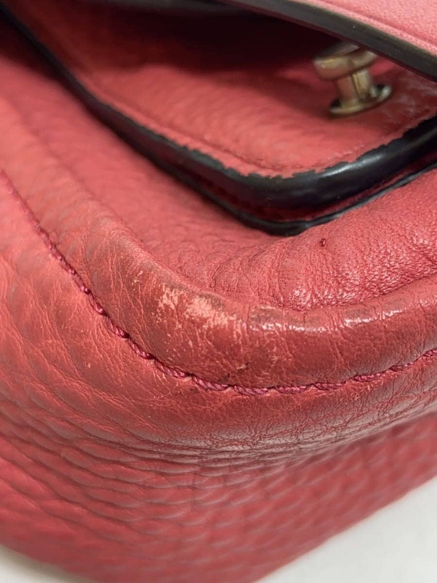 COACH Shoulder Bag_Breeker_Pebbled Leather PNK 32262 8