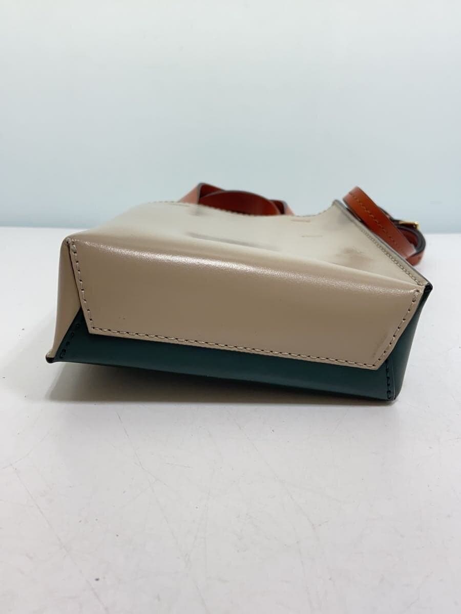 MARNIMUSEO NANO BAG Museo Nano Mini Tote 2Way Shoulder Bag -- BEG 4