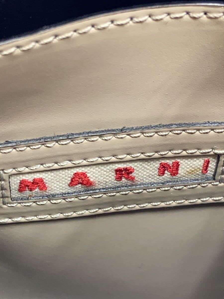 MARNIMUSEO NANO BAG Museo Nano Mini Tote 2Way Shoulder Bag -- BEG 5