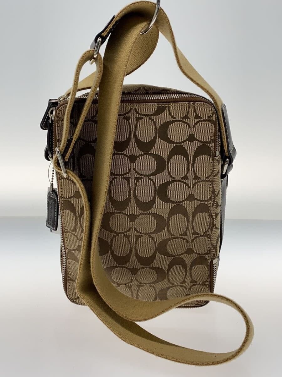 COACH Shoulder Bag Canvas BRW All-over Pattern F04270 3