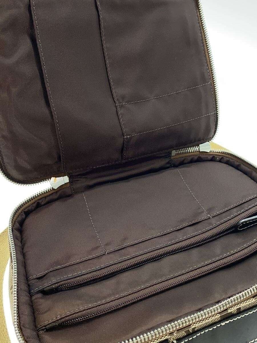 COACH Shoulder Bag Canvas BRW All-over Pattern F04270 5