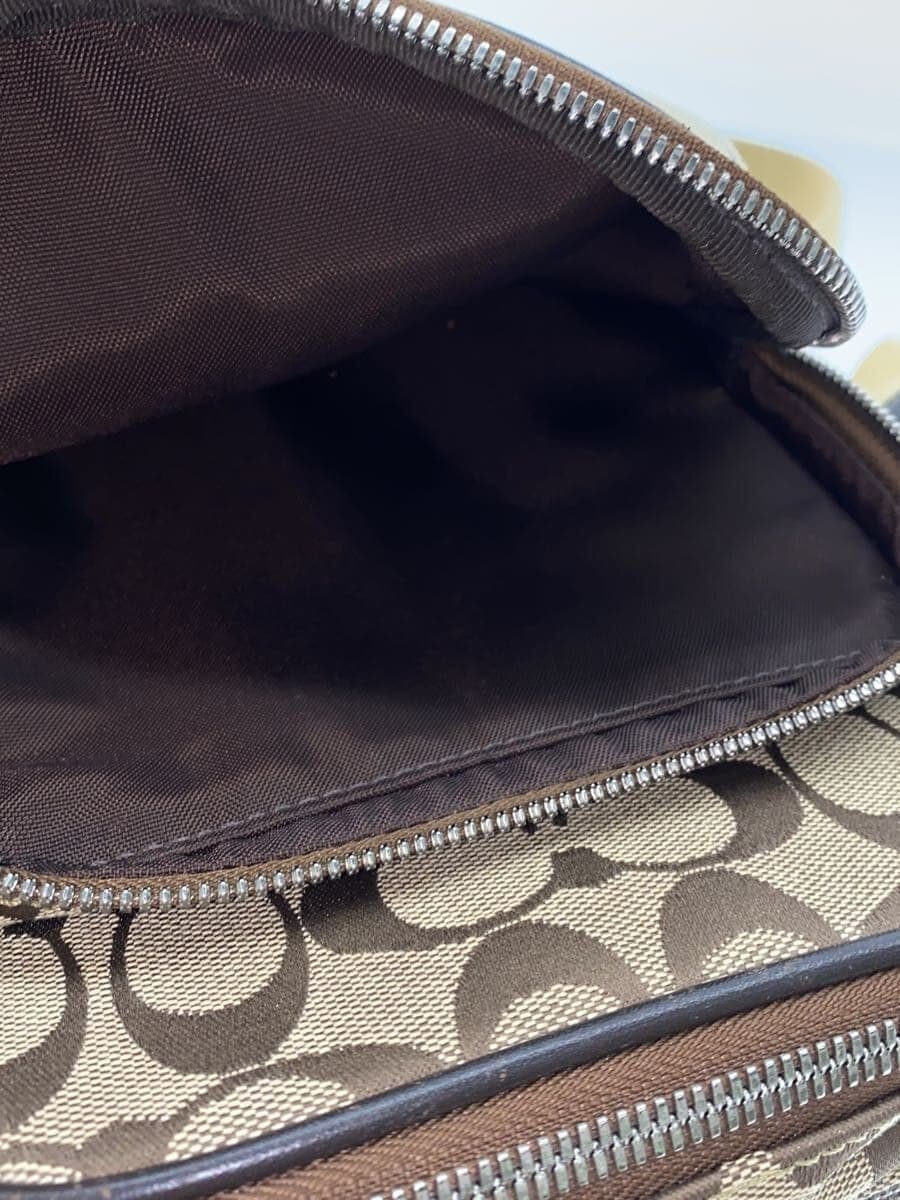 COACH Shoulder Bag Canvas BRW All-over Pattern F04270 6