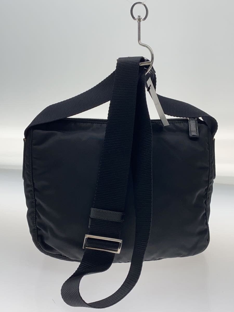 PRADA shoulder bag nylon BLK 3