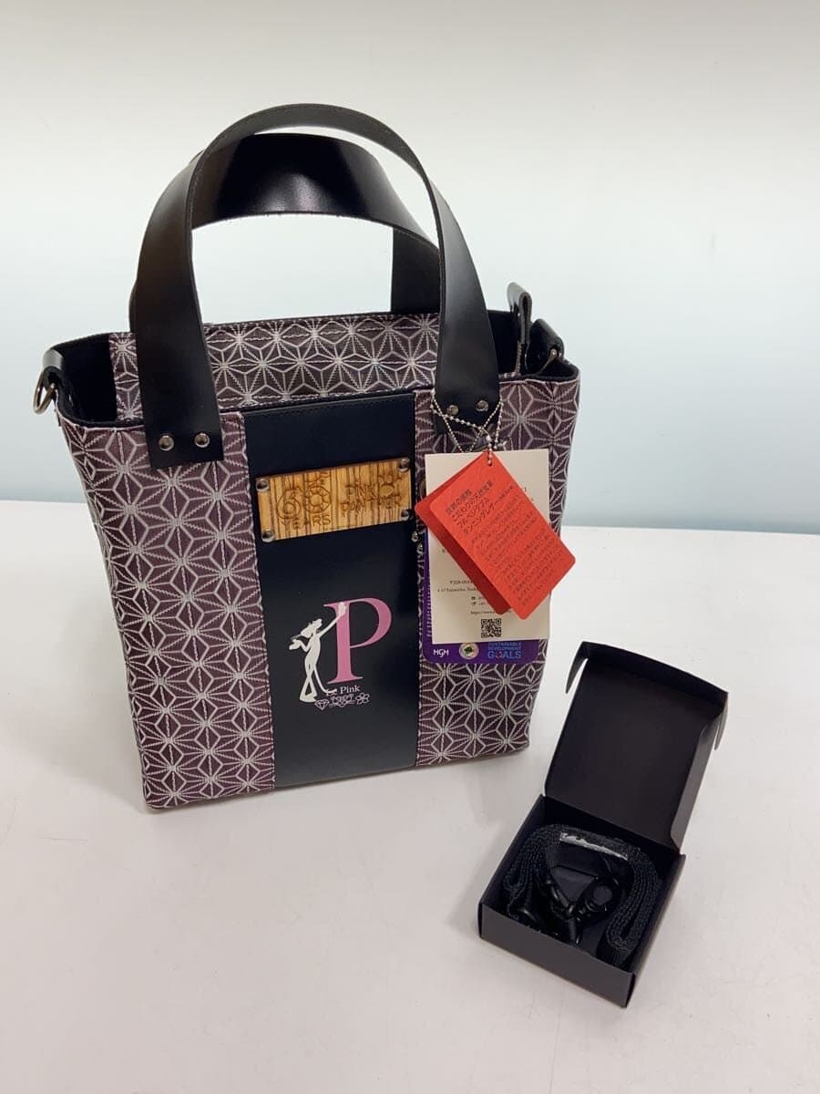 Other Brand Kuzen Pink Panther Shoulder Bag BLK All Over Pattern KU-ZEN021 8