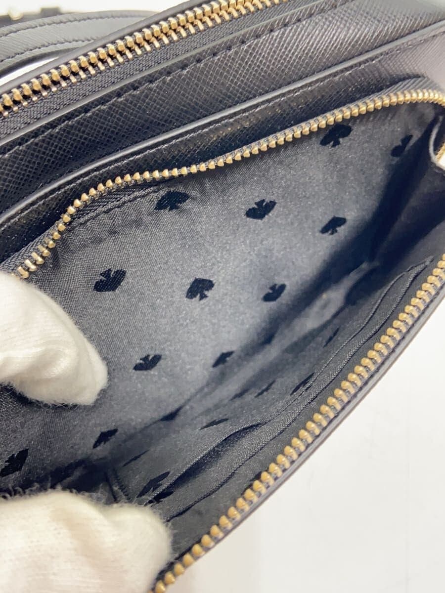 Kate Spade New York Shoulder Bag Leather Black WLR00411 7