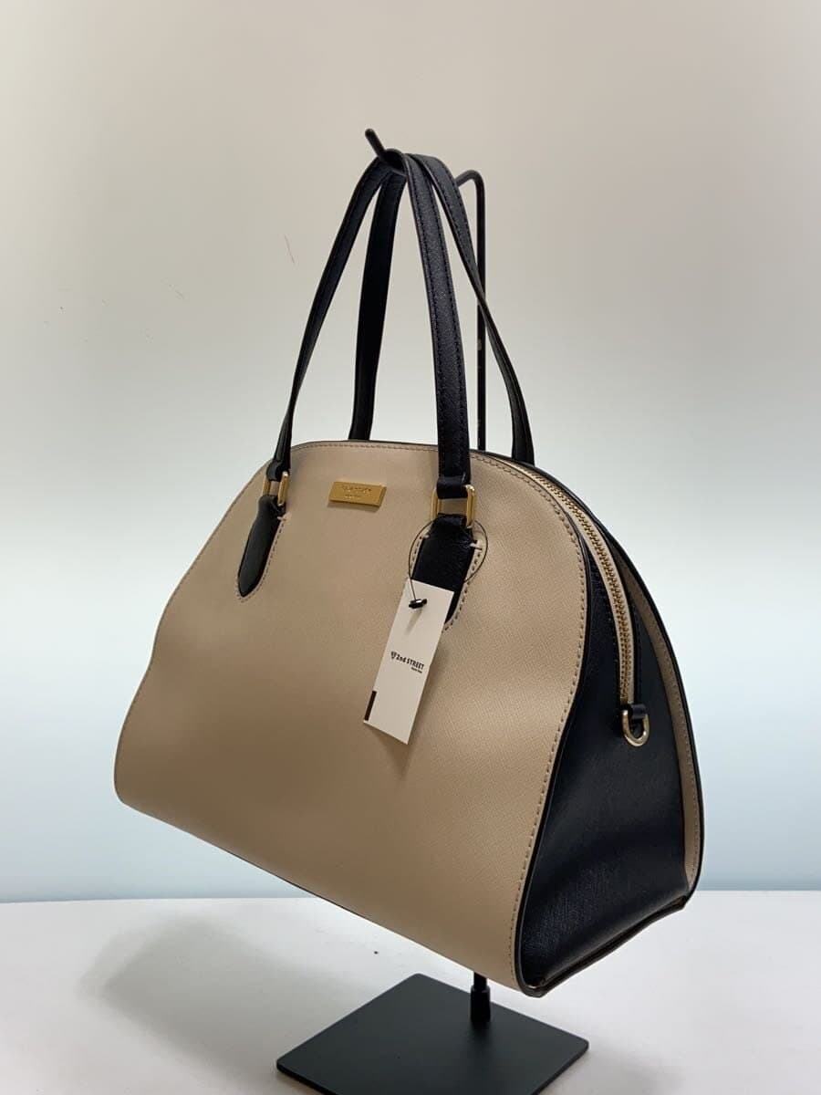 Kate Spade New York Handbag Cowhide Leather CRM WKRU5642 2