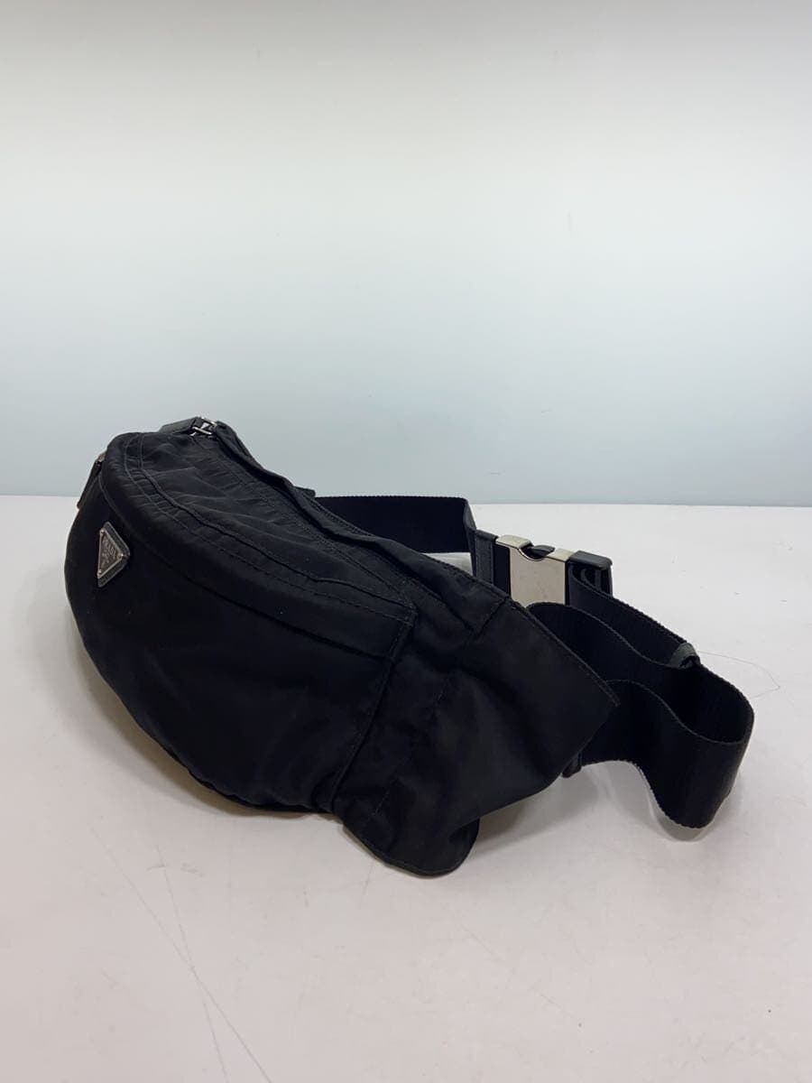 PRADA Waist Bag Nylon Black 2VL005 2