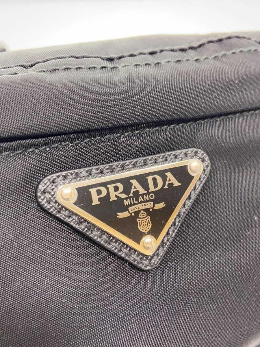 PRADA Waist Bag Nylon Black 2VL005 5