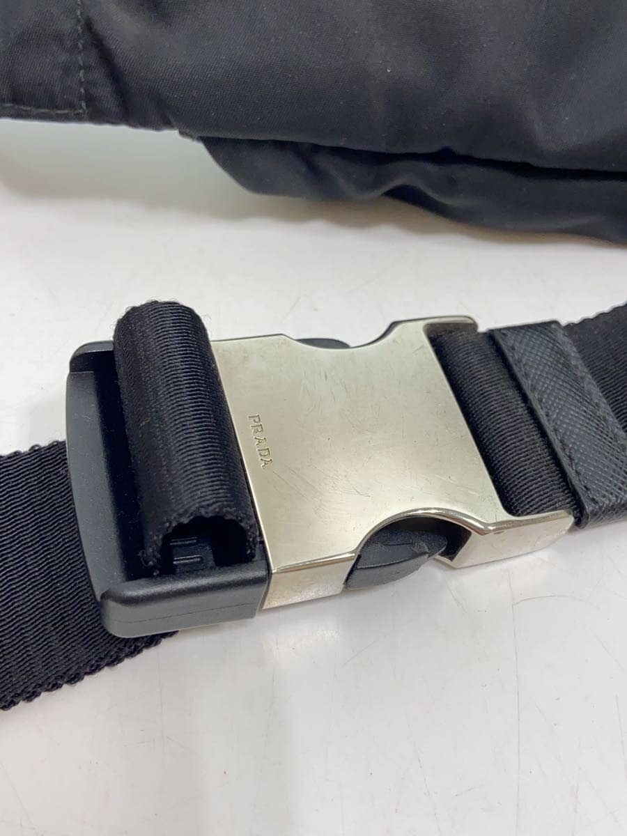 PRADA Waist Bag Nylon Black 2VL005 8