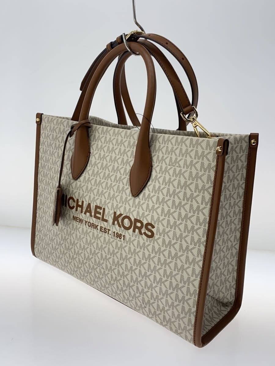 MICHAEL KORS Tote Bag PVC BEG All Over Pattern 35F2G7ZT2B 2