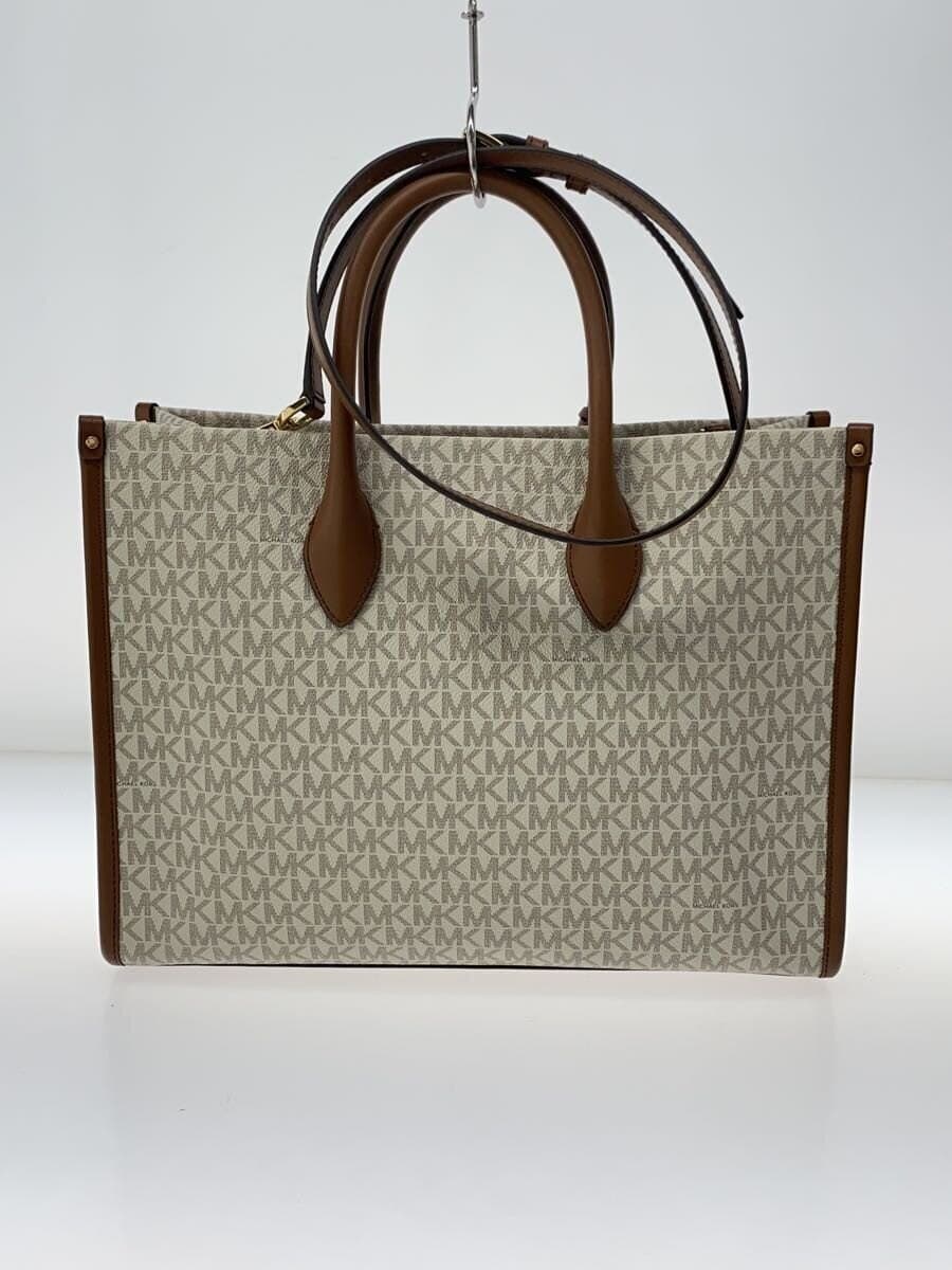 MICHAEL KORS Tote Bag PVC BEG All Over Pattern 35F2G7ZT2B 3