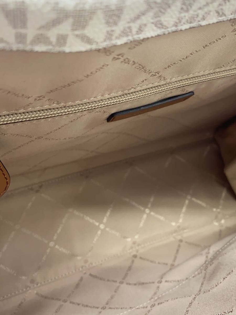 MICHAEL KORS Tote Bag PVC BEG All Over Pattern 35F2G7ZT2B 6